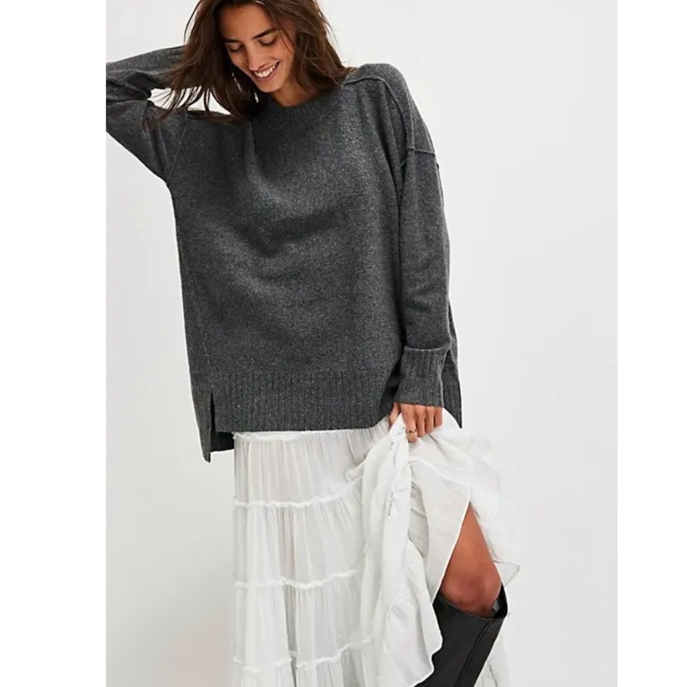 Free People Phoebe Pullover Sweater M Oversized